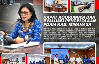 Pimpin Rakorev PDAM, Sekda Minahasa Serahkan SK Sekretaris Dewan Pengawas