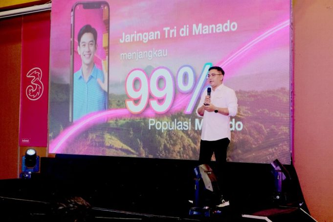 Tri Perkuat Jaringan Kuat di Manado, Pastikan Masyarakat Sulut Hingga ke Pelosok Nikmati Pengalaman Digital Terbaik