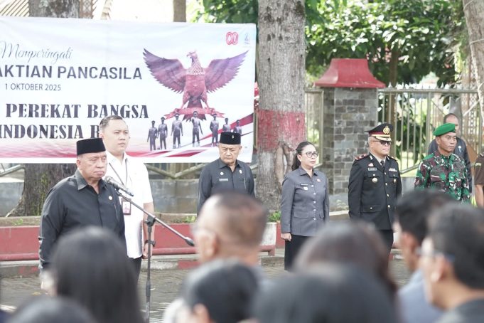Peringati Hari Kesaktian Pancasila, Pemkab Minahasa Gelar Upacara