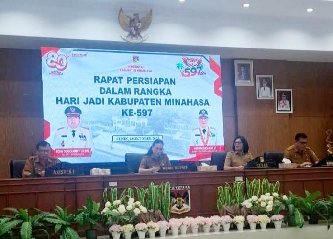Hasil Rapat Persiapan HUT Ke-597 Minahasa, Pameran Pembangunan Ditiadakan