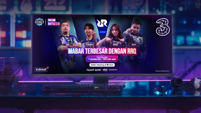Kembali Perkuat Dukungan Bagi Talenta Muda di Industri Gaming, Tri Hadirkan H3RO Land Dream Battle 2.0