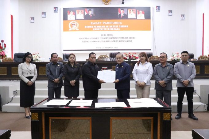 APBD 2026 Kabupaten Minahasa Resmi Ditetapkan