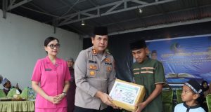 Polres Minahasa Berbagi Berkah Ramadan Bersama Anak-anak Rumah Tahfidz Raudhatul Quran Tondano
