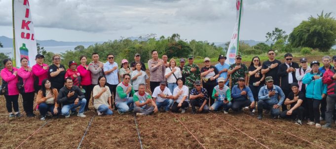 Dukung Program Ketahanan Pangan, Polres Minahasa Tanan Jagung