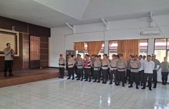 Apel Jam Pimpinan, Kapolres Minahasa Tekankan Peningkatan Pelayanan kepada Masyarakat