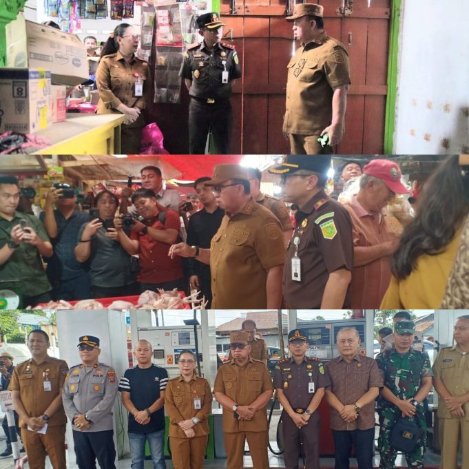 Bupati Minahasa Sidak Pangkalan Elpiji, SPBU, dan Pasar Tondano