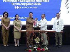 Pemkab Minahasa Serahkan LKPD Unaudited TA 2025