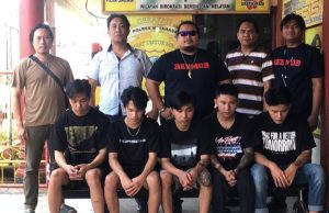Lima Pelaku Penganiayaan Bersama Diamankan Tim Resmob di Langowan Timur