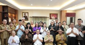 Pimpin Rakor BKSAUA Minahasa, Wabup Vanda Sarundajang: Jadilah Garda Terdepan Jaga Kerukunan