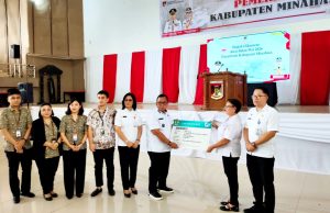 PT Optha Esa Jaya dan BPJS Kesehatan Tondano Salurkan CSR untuk 250 KK Peserta JKN