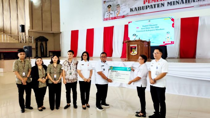 PT Optha Esa Jaya dan BPJS Kesehatan Tondano Salurkan CSR untuk 250 KK Peserta JKN