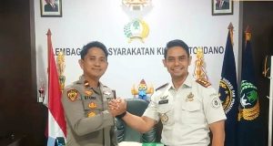 Kalapas Tondano Sambut Kunjungan Kapolsek Toulimambot, Perkuat Sinergi Jaga Kamtib