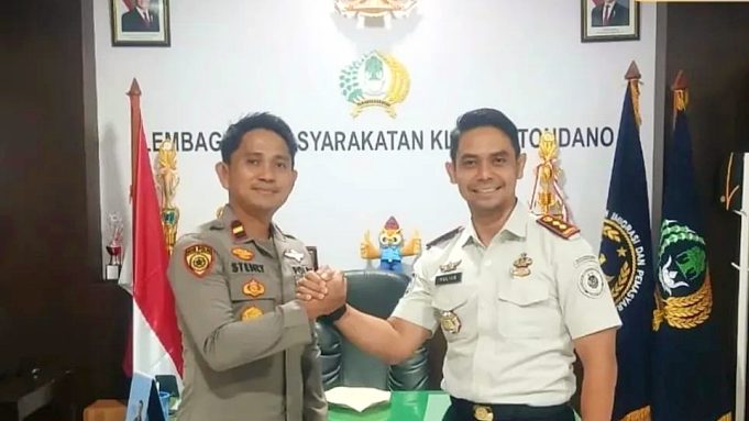 Kalapas Tondano Sambut Kunjungan Kapolsek Toulimambot, Perkuat Sinergi Jaga Kamtib