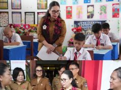 Wabup Vanda Sarundajang Buka Naskah USAJ di SD Negeri 4 Tondano, Pantau Langsung MBG untuk Siswa