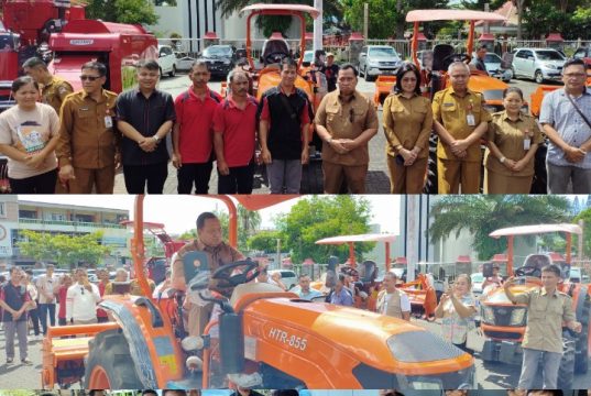 Bupati Robby Dondokambey Serahkan Alsintan dan Bantuan Bencana Kebakaran di Minahasa