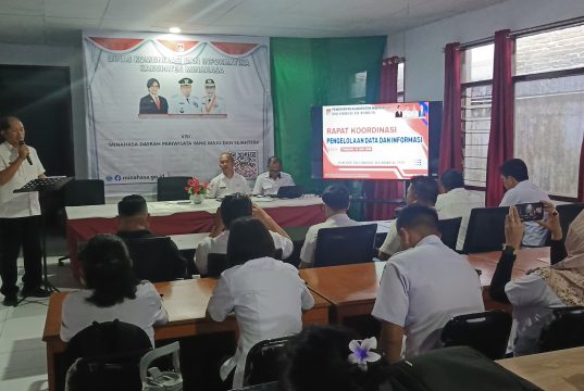 Perkuat Transformasi Digital, Diskominfo Minahasa Gelar Rakor PPID Terintegrasi