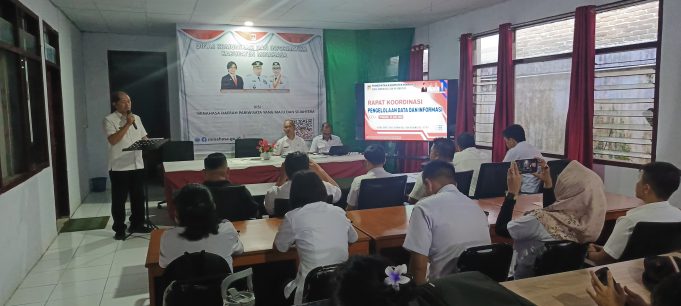 Perkuat Transformasi Digital, Diskominfo Minahasa Gelar Rakor PPID Terintegrasi