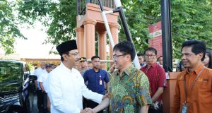 Wali Kota Manado Sambut Mensos di Sentra Tumou Tou, Tinjau Sekolah Rakyat