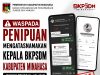 Waspada Penipuan Catut Nama Pejabat, BKPSDM Minahasa: Tawaran Mutasi dan Promosi Jabatan Hoaks