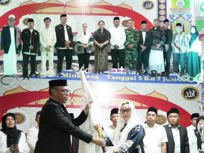 Wakil Bupati Vanda Sarundajang Buka MTQ XXXI dan Lantik Pengurus LPTQ Minahasa