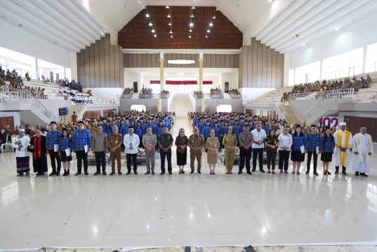 Bupati Robby Dondokambey Pimpin Apel Awal Bulan Juli, Lantik ASN Fungsional dan Lepas Kontingen O2SN