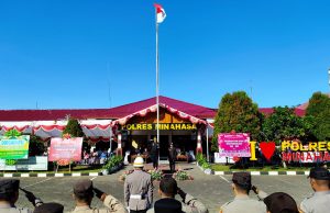 Polres Minahasa Peringati Hari Bhayangkara ke-80, Tegaskan Polri Prediktif dan Humanis