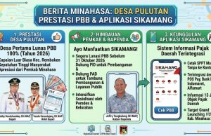 Desa Pulutan Pertama di Minahasa Lunasi PBB 100 Persen, Pemkab Ajak Manfaatkan Aplikasi Sikamang