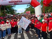 Ribuan Warga Ikuti Jalan Sehat, Pemkab Minahasa Buka Rangkaian HUT ke-81 RI di Tondano