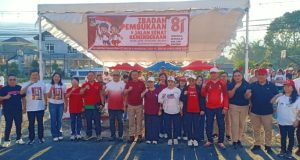 Wabup Vanda Sarundajang Buka Rangkaian Peringatan HUT ke-81 RI di Kawangkoan Raya, Ajak Perkuat Persatuan