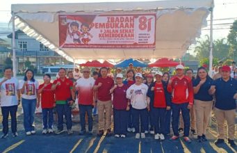 Wabup Vanda Sarundajang Buka Rangkaian Peringatan HUT ke-81 RI di Kawangkoan Raya, Ajak Perkuat Persatuan