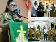 Wabup Vanda Sarundajang Hadiri Ibadah Syukur HUT ke-7 Jemaat GMIM Sinai Patmos Sea II Pineleng