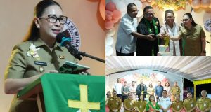Wabup Vanda Sarundajang Hadiri Ibadah Syukur HUT ke-7 Jemaat GMIM Sinai Patmos Sea II Pineleng
