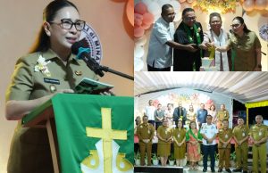 Wabup Vanda Sarundajang Hadiri Ibadah Syukur HUT ke-7 Jemaat GMIM Sinai Patmos Sea II Pineleng