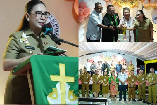 Wabup Vanda Sarundajang Hadiri Ibadah Syukur HUT ke-7 Jemaat GMIM Sinai Patmos Sea II Pineleng