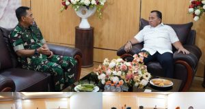 Bupati Robby Dondokambey Terima Courtesy Call Danlanud Sam Ratulangi, Perkuat Sinergi TNI AU dan Pemkab Minahasa
