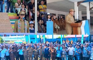 Wali Kota dan Wawali Bitung Kompak Hadir Buka MPLS, Tekankan Sekolah Ramah Anak