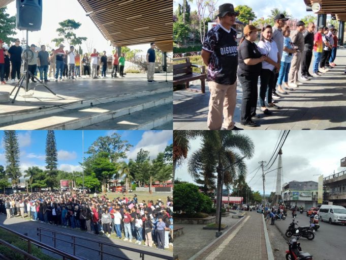 Pemkab Minahasa Gelar Apel Kerja Bakti Serentak, Tekankan Budaya Bersih dan Gotong Royong