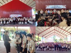 Liony Leontin Mongi Motivasi Siswa Baru Peserta MPLS SMPN 1 Tondano