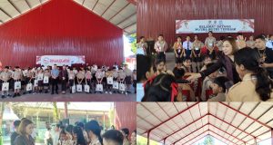 Liony Leontin Mongi Motivasi Siswa Baru Peserta MPLS SMPN 1 Tondano