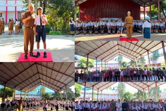 320 Siswa Baru SMPN 1 Tondano Rampungkan MPLS