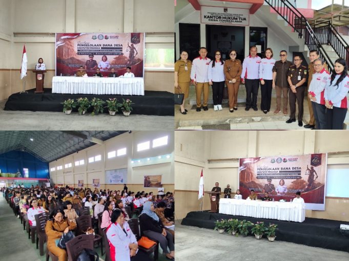 Kejari Minahasa dan Srikandi Jaga Desa Gelar Sosialisasi Pengelolaan Dana Desa