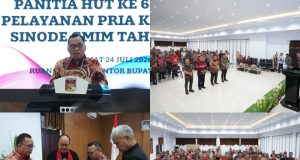Dipercayakan Sebagai Ketua, Robby Dondokambey Lantik Panitia HUT ke-64 P/KB Sinode GMIM 2026