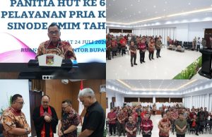 Dipercayakan Sebagai Ketua, Robby Dondokambey Lantik Panitia HUT ke-64 P/KB Sinode GMIM 2026