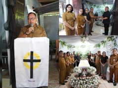 Bupati dan Jajaran Pemkab Minahasa Hadiri Ibadah Penghiburan Keluarga Wagey-Lomboan