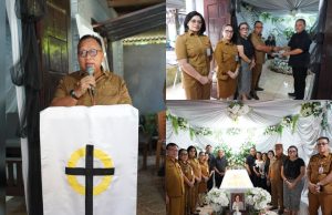 Bupati dan Jajaran Pemkab Minahasa Hadiri Ibadah Penghiburan Keluarga Wagey-Lomboan