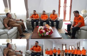 Bupati Robby Dondokambey Terima Kunker Kepala Basarnas Sulut, Bahas Pendirian Pos SAR di Minahasa