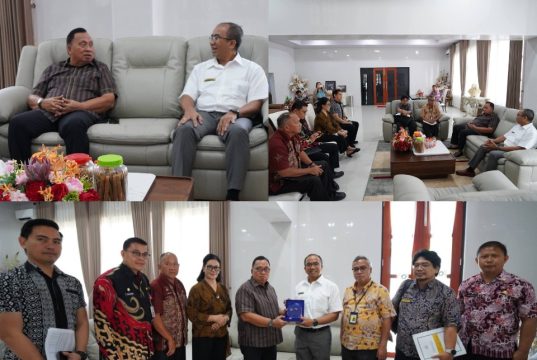 Bupati Robby Dondokambey Terima Audiensi KPP Pratama Bitung, Bahas Optimalisasi Penerimaan Pajak