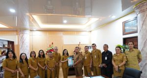 Bupati Robby Dondokambey Terima Kunjungan Tim Inspektorat Provinsi Sulut, Perkuat Sinergi Pengawasan
