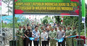Wabup Vanda Sarundajang Hadiri Peresmian Jembatan Perintis Garuda Armco di Lotta