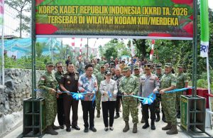 Wabup Vanda Sarundajang Hadiri Peresmian Jembatan Perintis Garuda Armco di Lotta